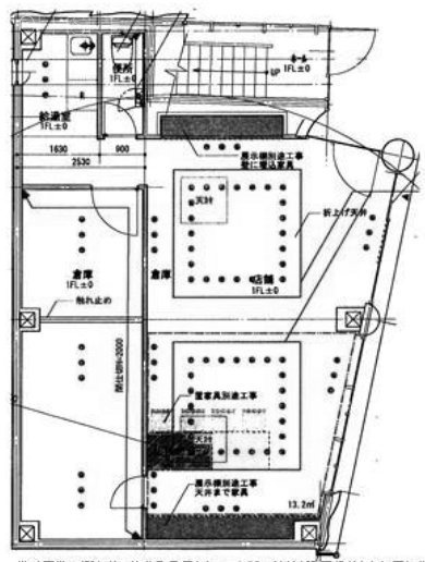 クラウディア東京ビル1F 間取り図