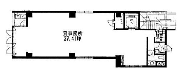 島田ビル5F 間取り図
