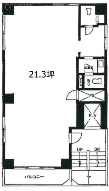 芝阿部ビル3F 間取り図