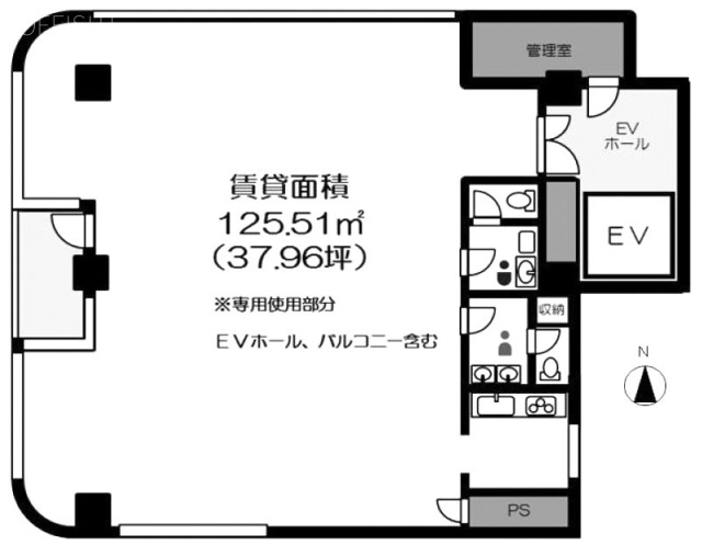 ベルビュービル9F 間取り図