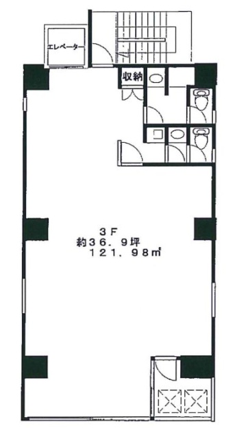 滝澤ビル3F 間取り図