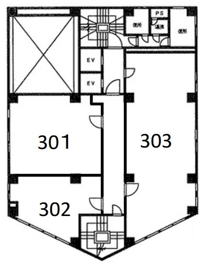 千代田寿ビル301 間取り図