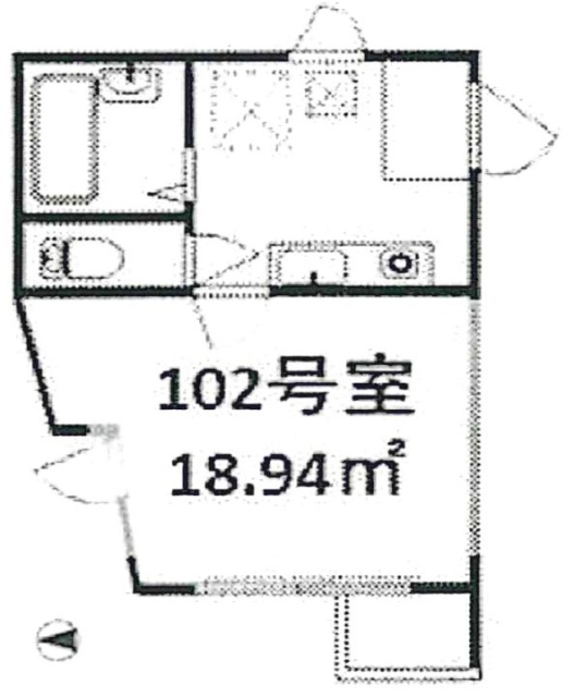 アミカファーストビル102 間取り図