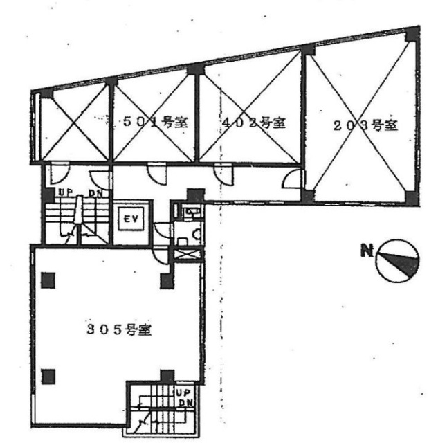 下平ビル305 間取り図