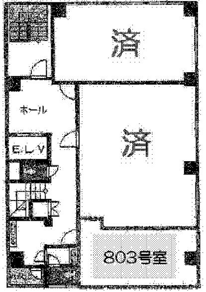 ワイズビル803 間取り図