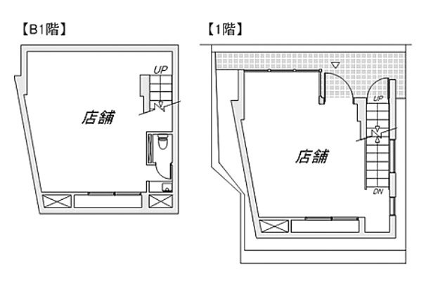 ジェイポールスターB1F～1F 間取り図