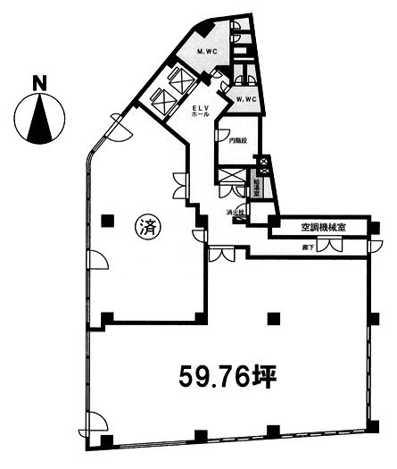 新宿ヒロセビル10F 間取り図