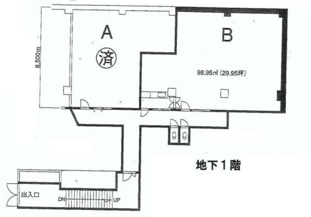 サカイリグリーンパークビルB1F 間取り図