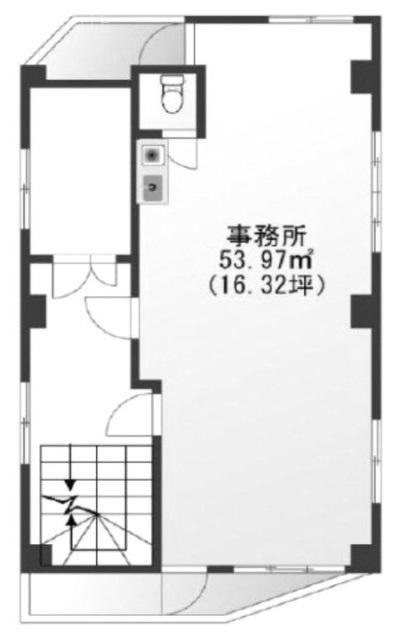 浅野ビル201 間取り図