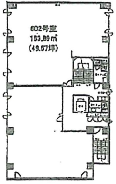 新横浜葉山第3ビル6F 間取り図