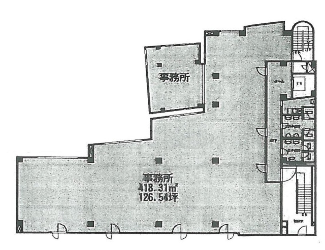 市ヶ谷エスワンビル3F 間取り図