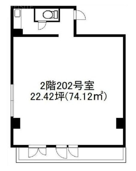 さいかち坂ビル202 間取り図