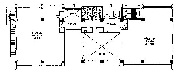 プルータスビル2F 間取り図