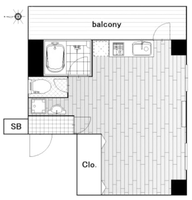 NK渋谷コータース2F 間取り図