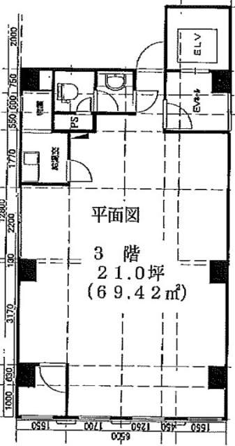 SAKURAビル3F 間取り図
