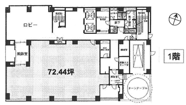 KDX箱崎ビル1F 間取り図