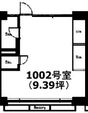 岡崎ビル1002 間取り図