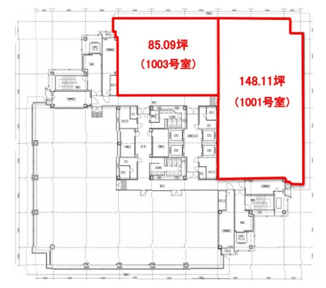 ヒューリック府中タワー(Jタワー)1003 間取り図