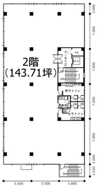 KRT青山ビル2F 間取り図