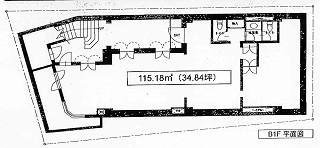 オクターヴコート代官山B1F 間取り図