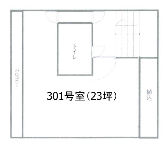 高野ビル301 間取り図