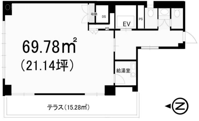 浅草橋KSビル5F 間取り図