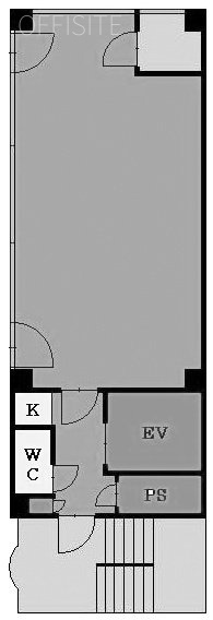 ノアーズアーク虎ノ門701 間取り図