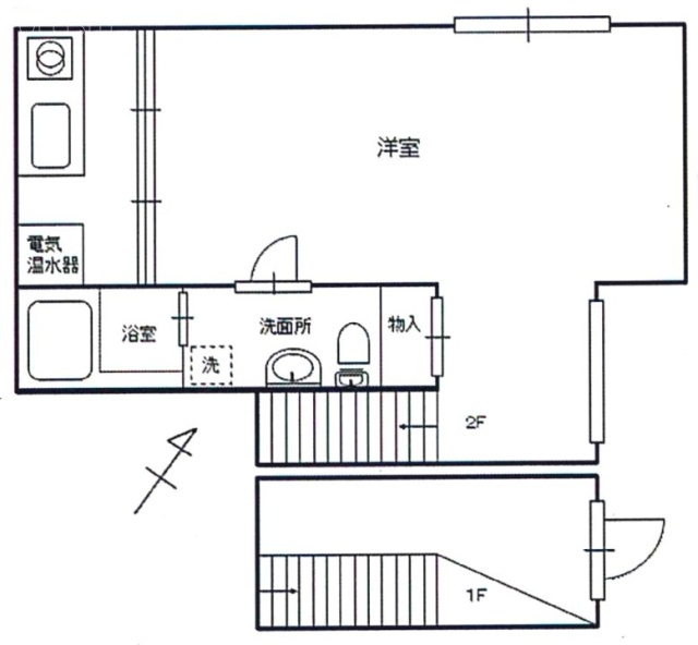 ROJI赤坂E 間取り図