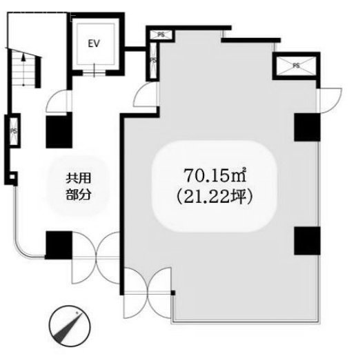 両国ガイビル國技館前1F 間取り図