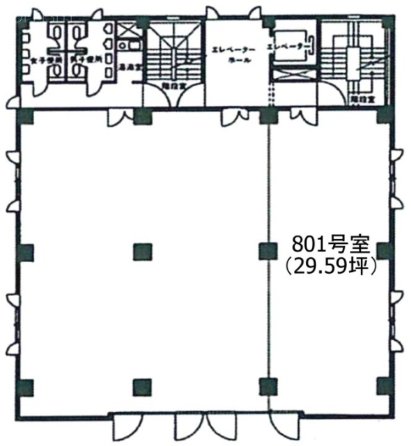 AXIS SHINYOKOHAMA801 間取り図