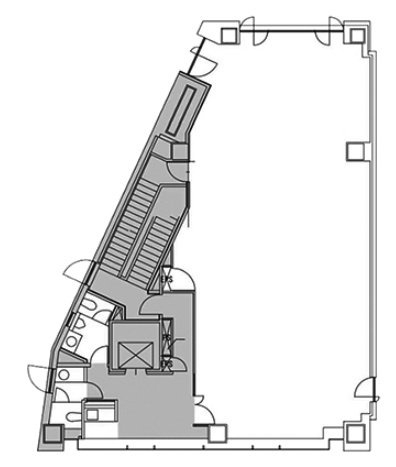 JR八丁堀ビル4F 間取り図