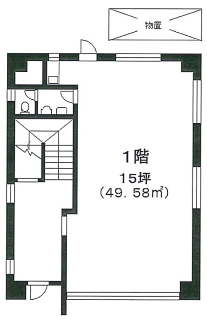 矢作ビル1F 間取り図