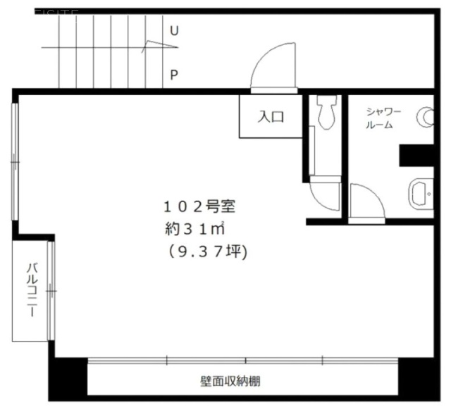 神宮苑102 間取り図