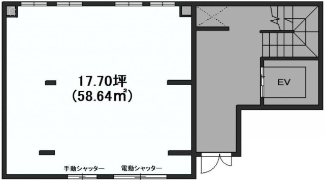AUBE代々木ビル1F 間取り図