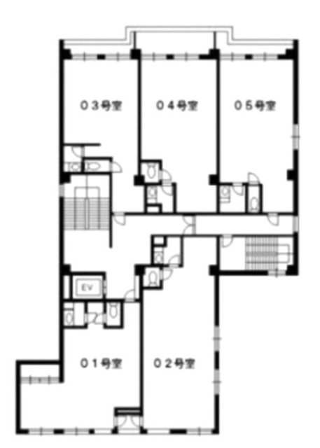 毛利ビル701 間取り図