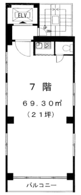 秋間ビル7F 間取り図
