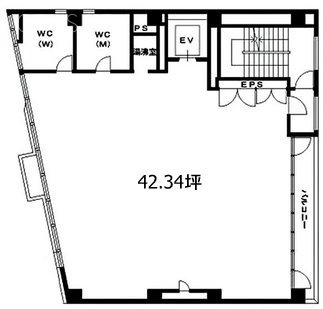 あいおいニッセイ同和損保江東ビル4F 間取り図