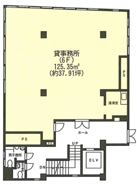 永井ビル6F 間取り図