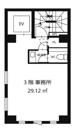 SHIBA SANGYOビル3F 間取り図