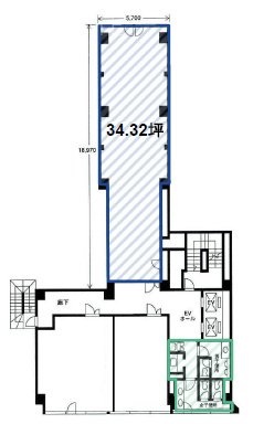 千代田ビル11F 間取り図