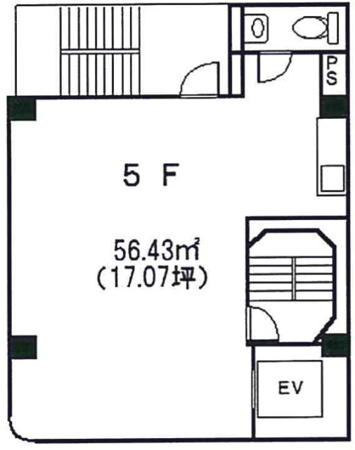 ノグ桜木町ビル5F 間取り図