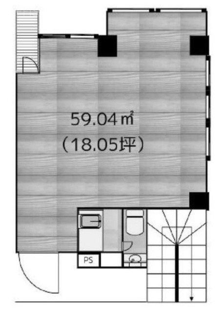 コンフォール参宮橋407 間取り図