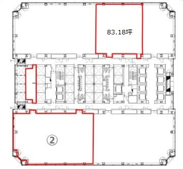 晴海アイランドトリトンスクエアオフィスタワーX棟北 間取り図