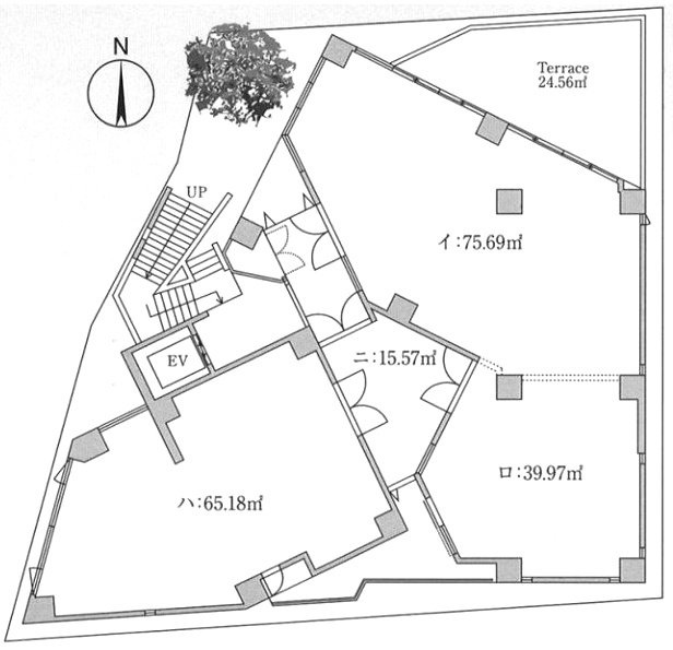 AREA M(エリア エム)2F 間取り図