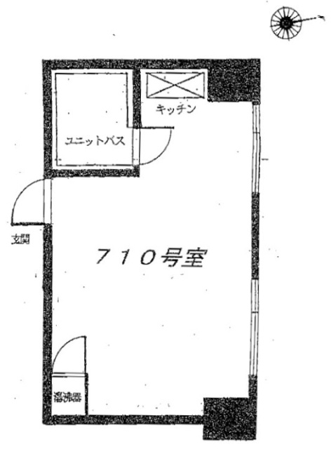 弓和三田ビジデンス710 間取り図