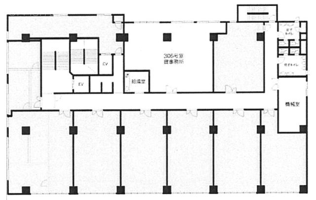 横浜飛栄(ニューライフ元町)ビル306 間取り図