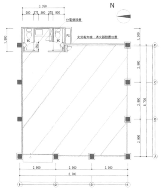 VORT浜松町Ⅲ101 間取り図