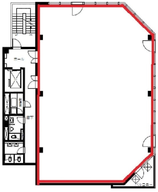 モリタビル浅草橋4F 間取り図