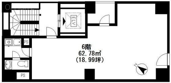 三和実業表参道ビル6F 間取り図