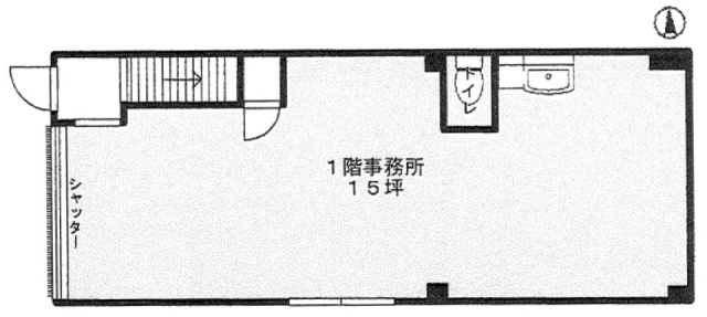 若井ビル1F 間取り図